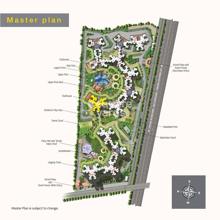 Puravankara Purva Highland Master Plan Image