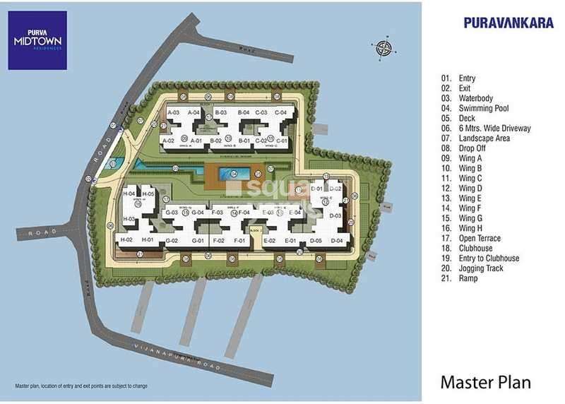 puravankara purva midtown project master plan image1