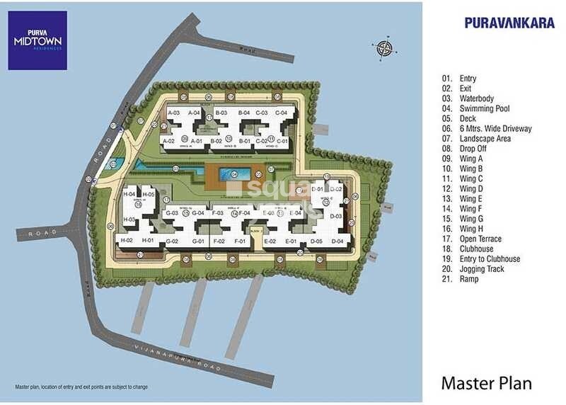 Puravankara Purva Midtown Master Plan 1