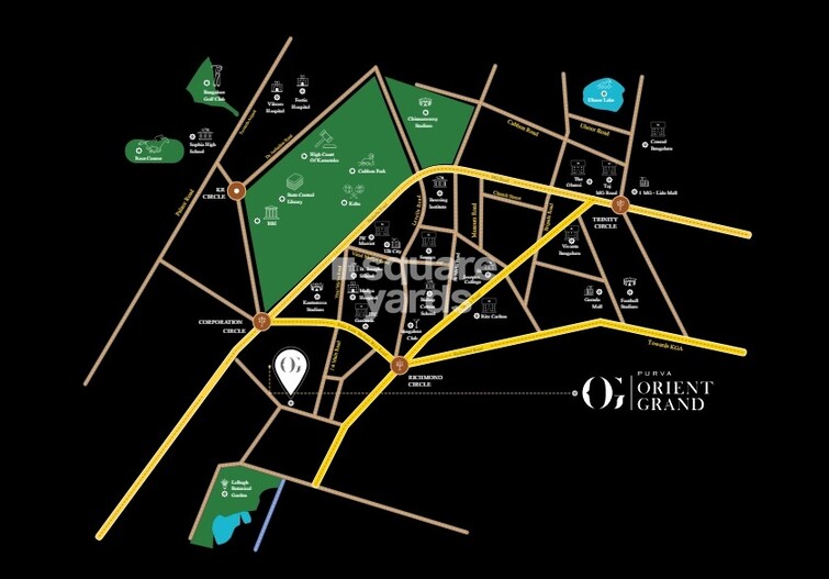Puravankara Purva Orient Grand Location Image