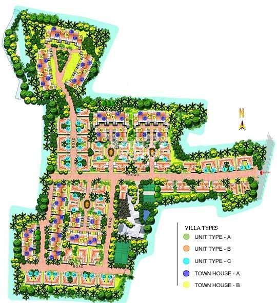 Puravankara Purva Parkridge Master Plan Image