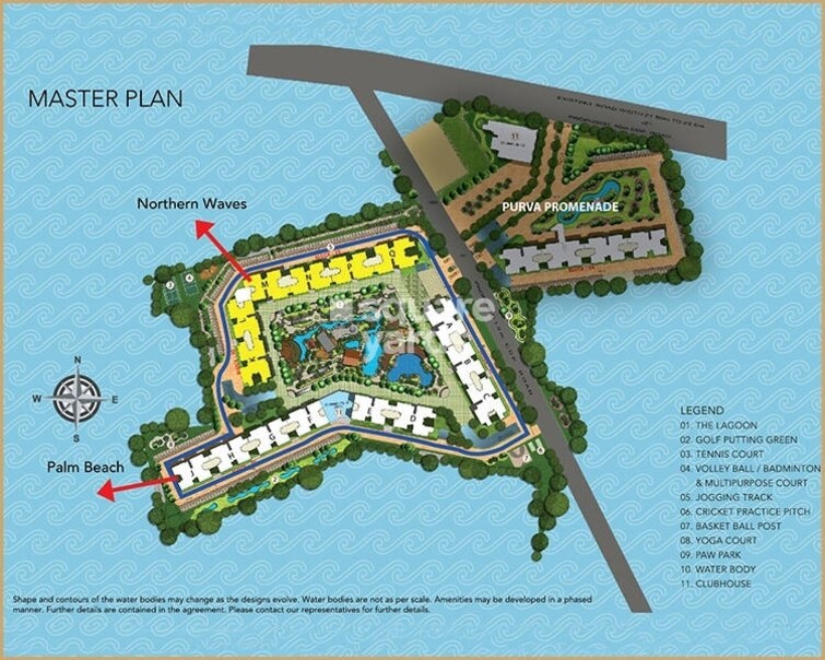 Puravankara Purva Promenade Master Plan Image