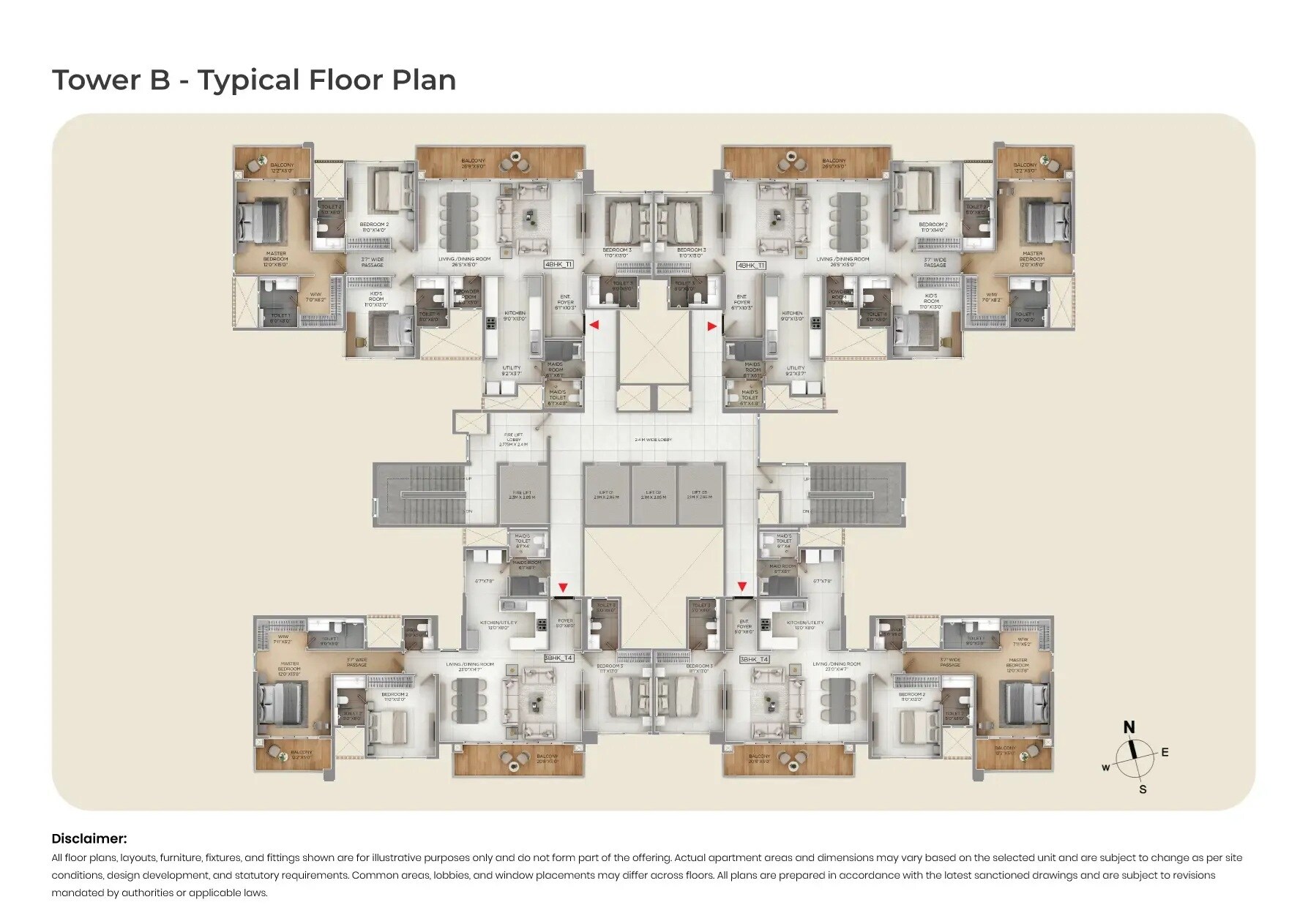 Puravankara Purva Silver Sky Floor Plans 2