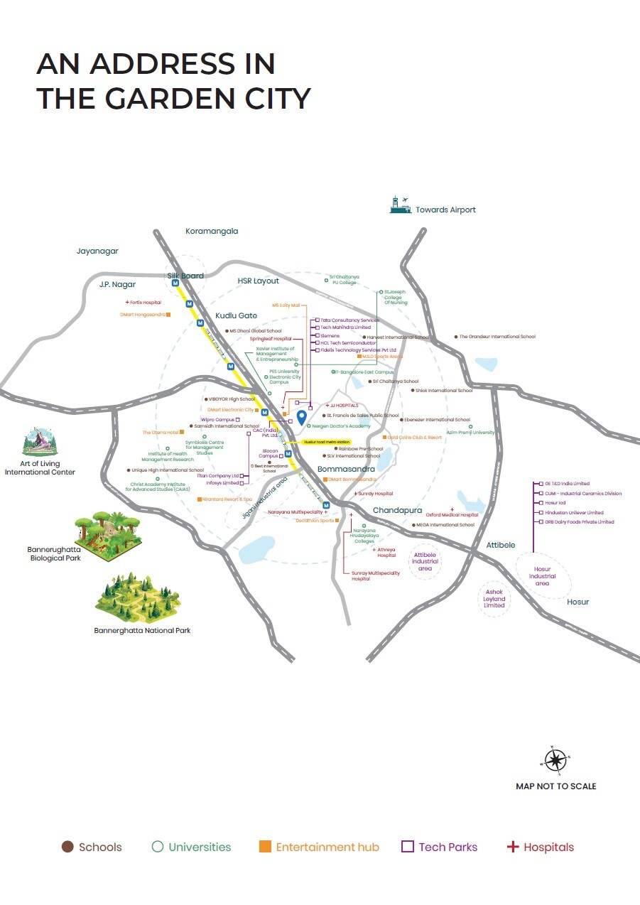 Puravankara Purva Silver Sky Location Image