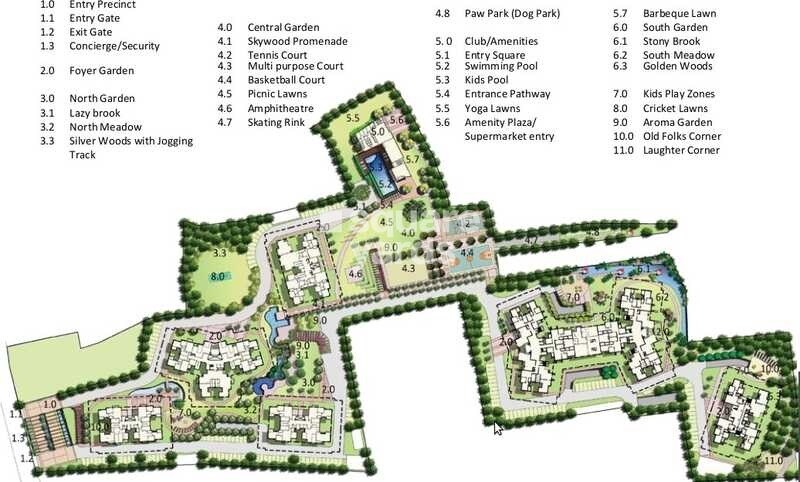 Puravankara Purva Skywood Master Plan Image