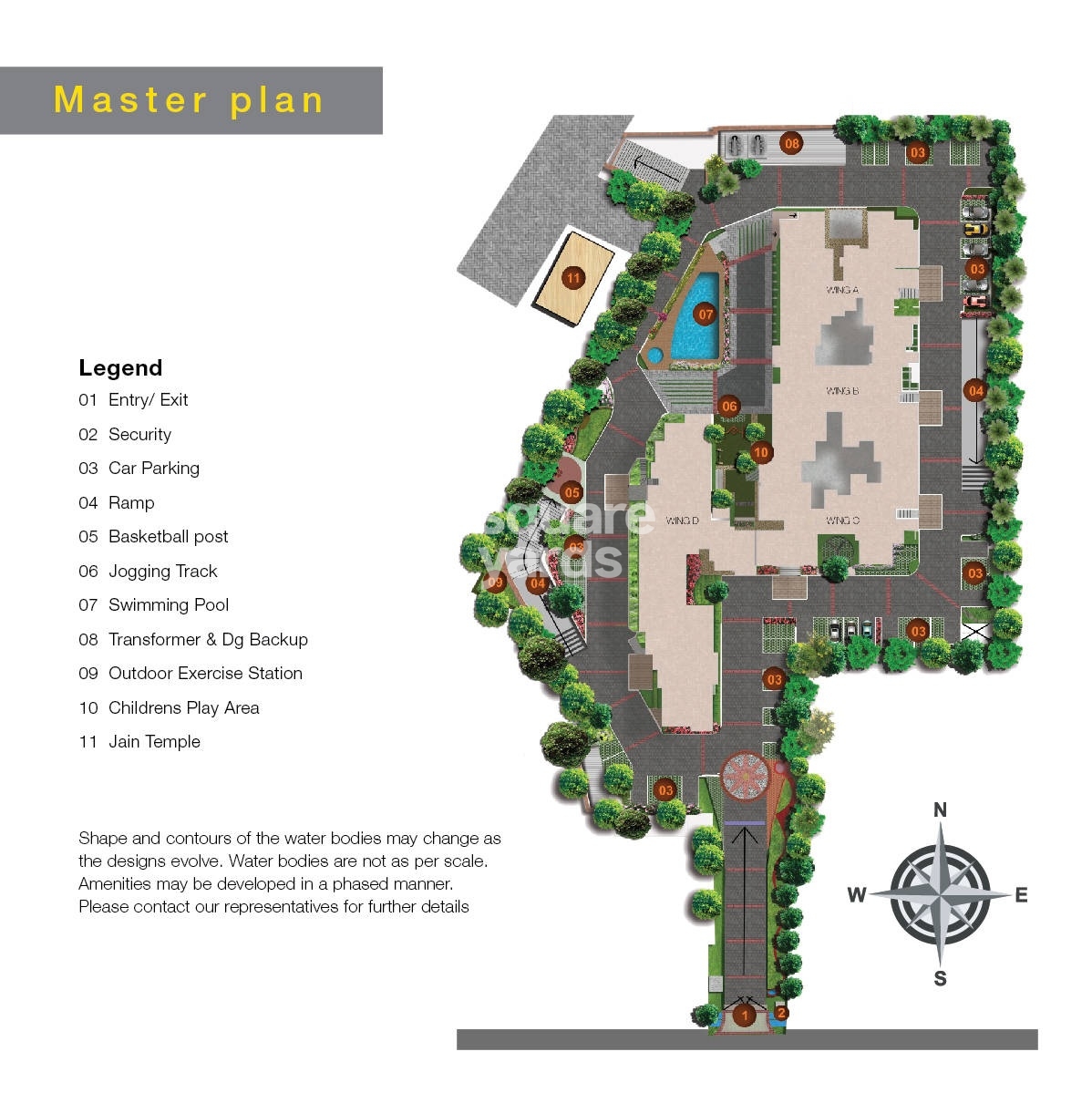 Puravankara Purva Sunflower Master Plan Image