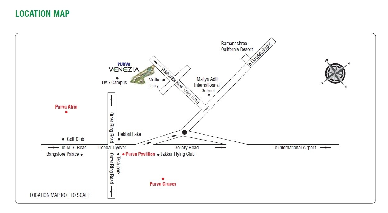 Puravankara Purva Venezia Location Image