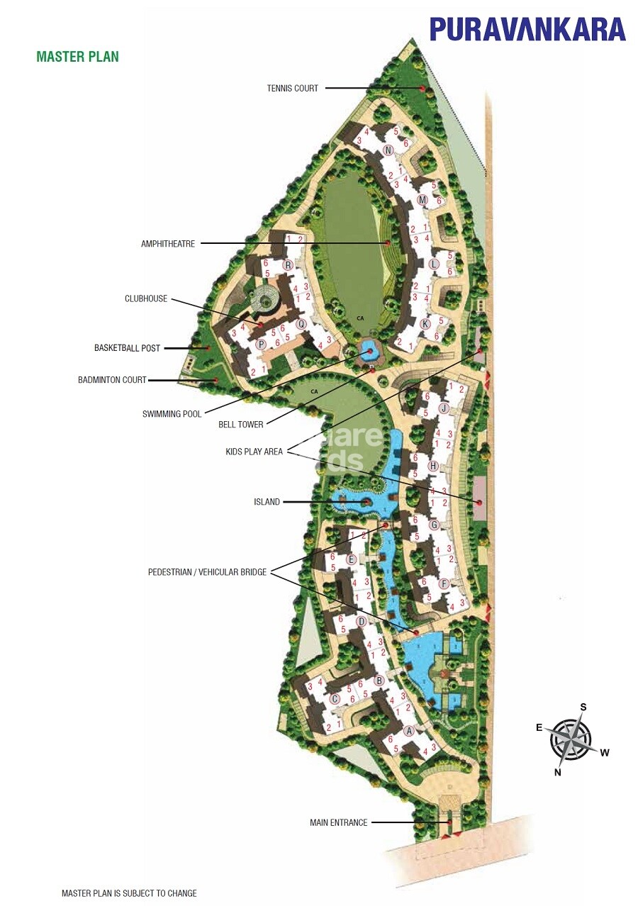 Puravankara Purva Venezia Master Plan Image