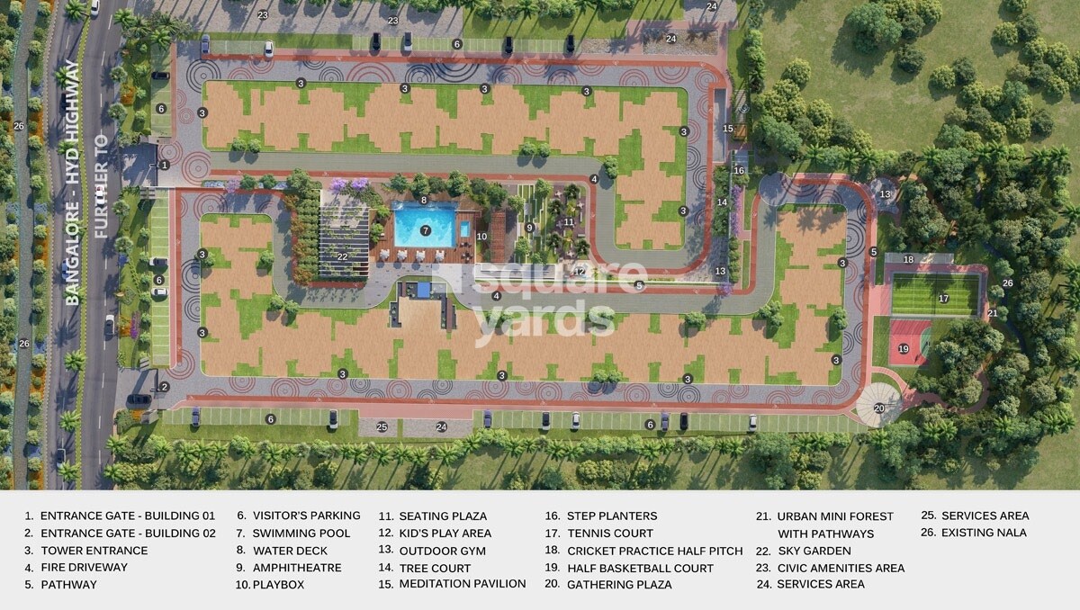 Puravankara Purva Zenium Master Plan 1