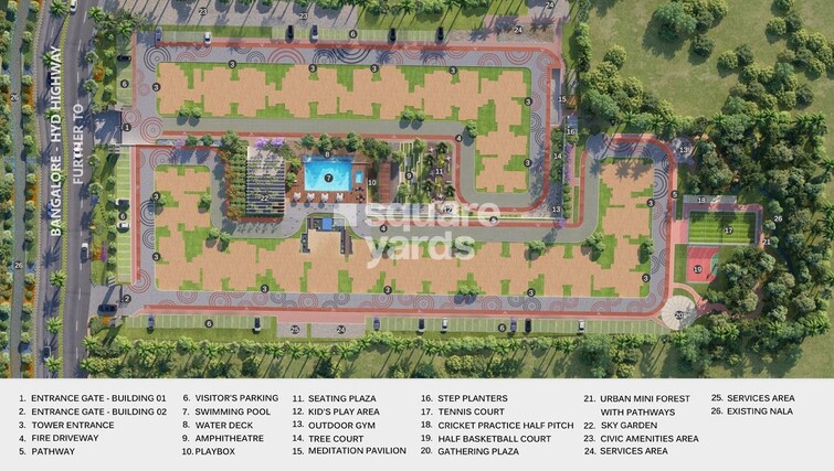 Puravankara Purva Zenium Master Plan Image