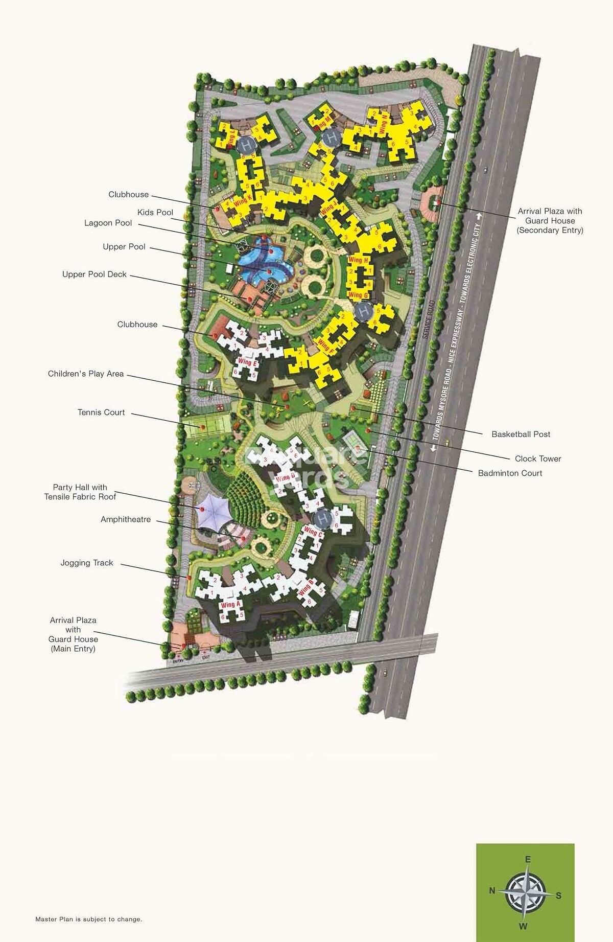 Puravankara Sky Condos Series 1 Master Plan 1