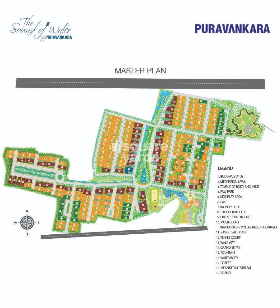 Puravankara The Sound of Water Master Plan 1