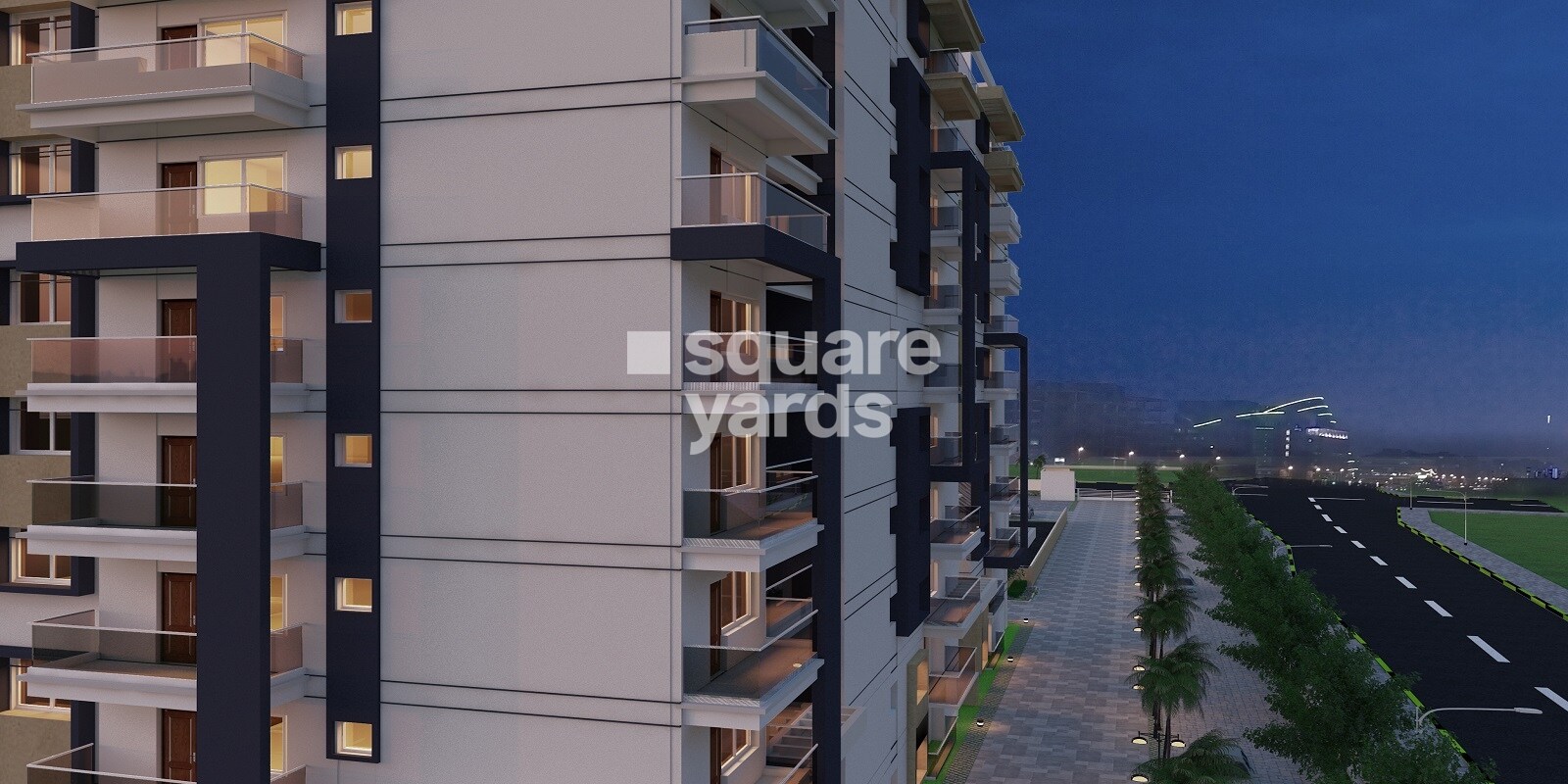 Purple Habiqo Tower View 1