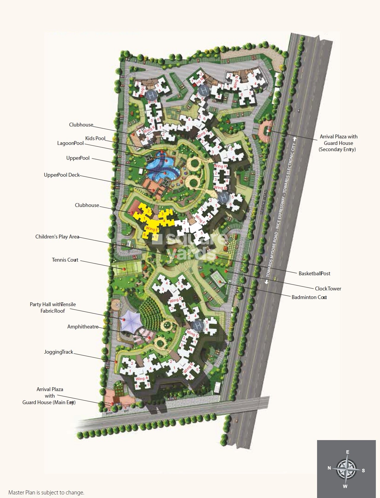 Purva Gold Crest Master Plan 1