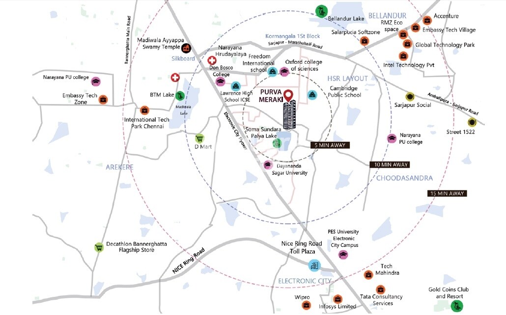 Purva Meraki Location Image