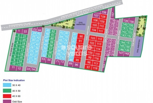 Representative image as actual visual unavailable for Purva Palm Greens