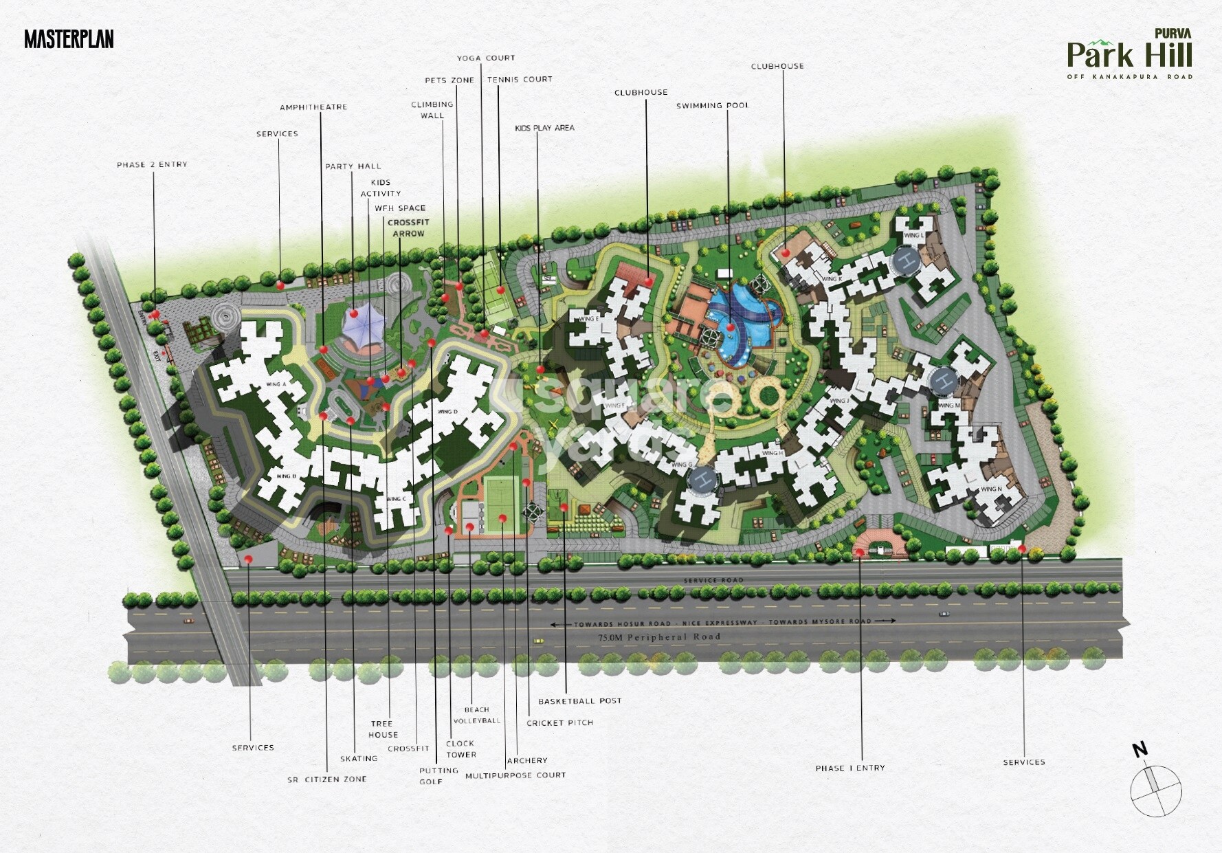 Purva Park Hill Master Plan Image