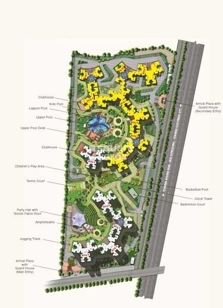 Purva Skycondos Series I Master Plan 1