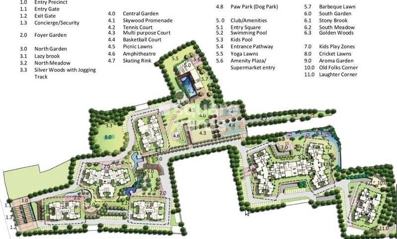 Purva Skywood Master Plan Image