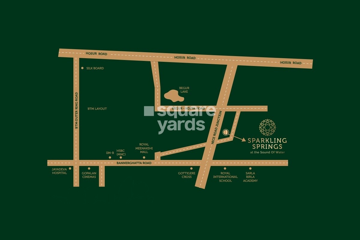 Purva Sparkling Springs Location Image