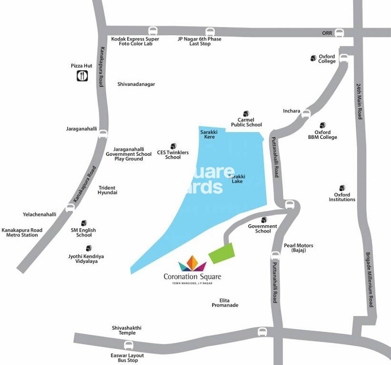 Purva Tiara Location Image