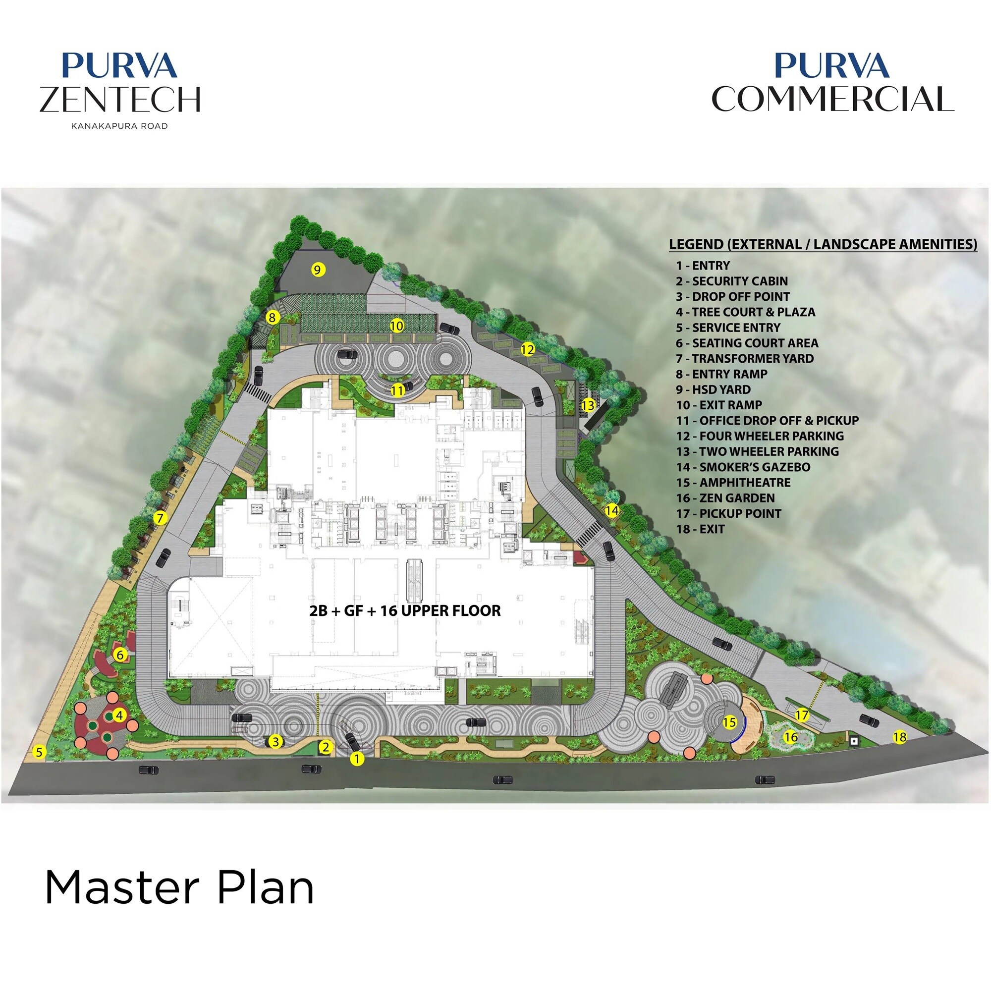 Purva Zentech Business Park Master Plan 1