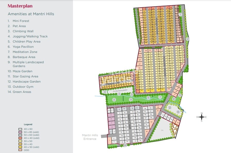 QVC Mantri Hills Master Plan 1