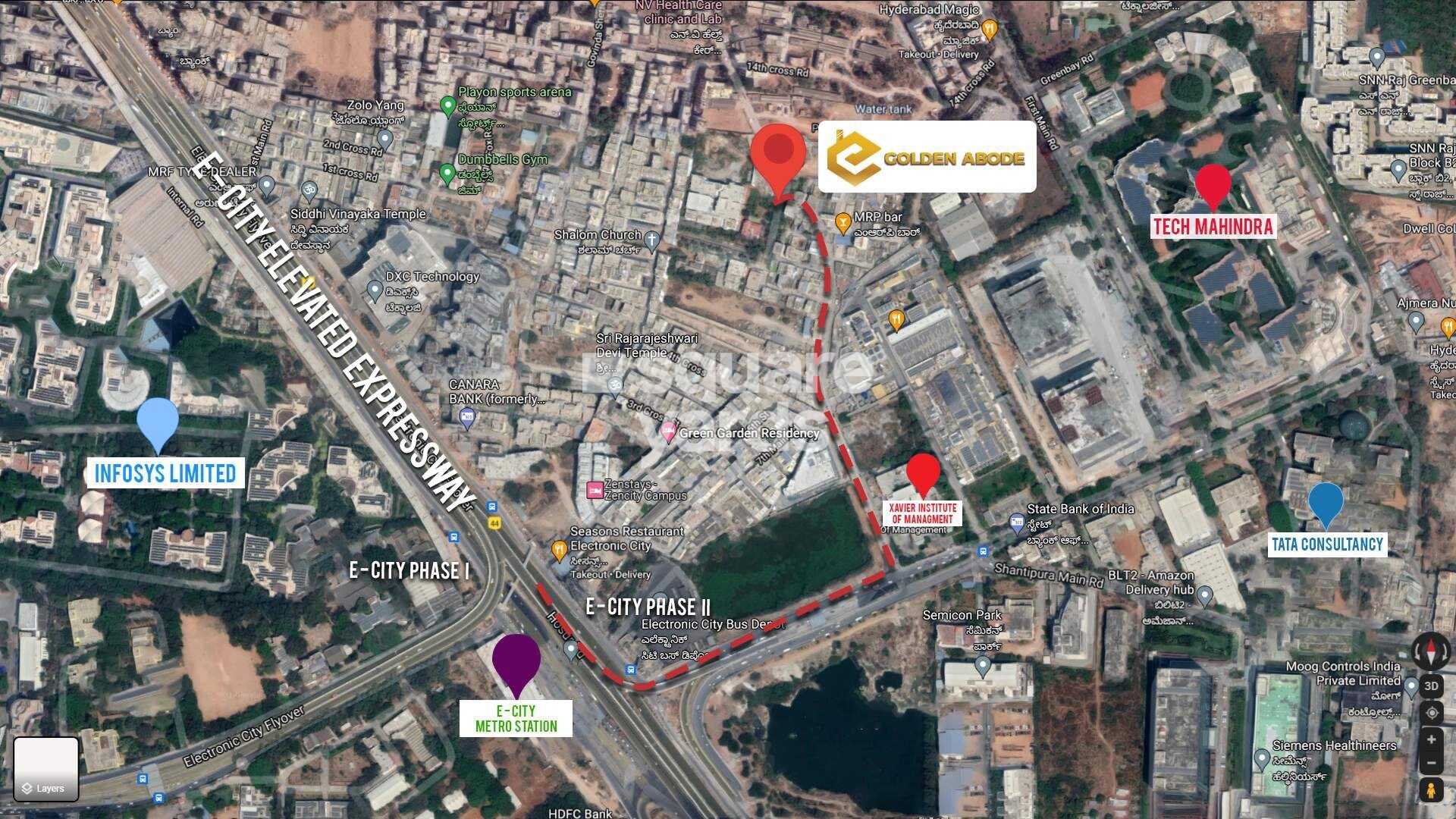 Rachana E Golden Abode Location Image