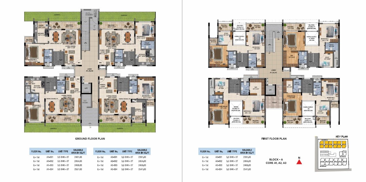 Radiance Floresta Floor Plans 1