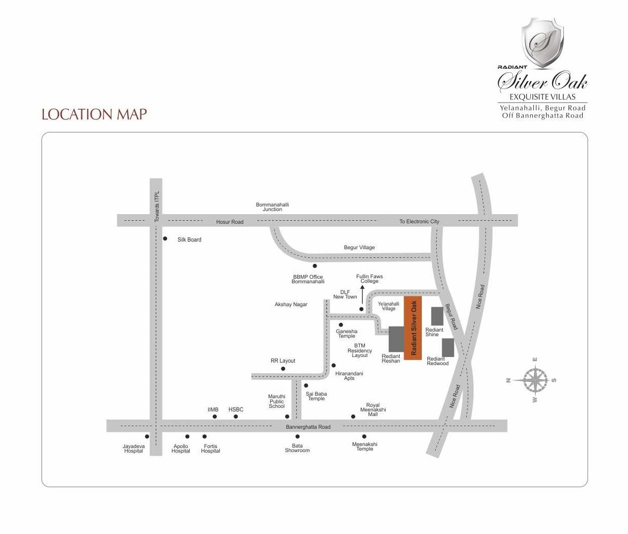 Radiant Silver Oak Location Image