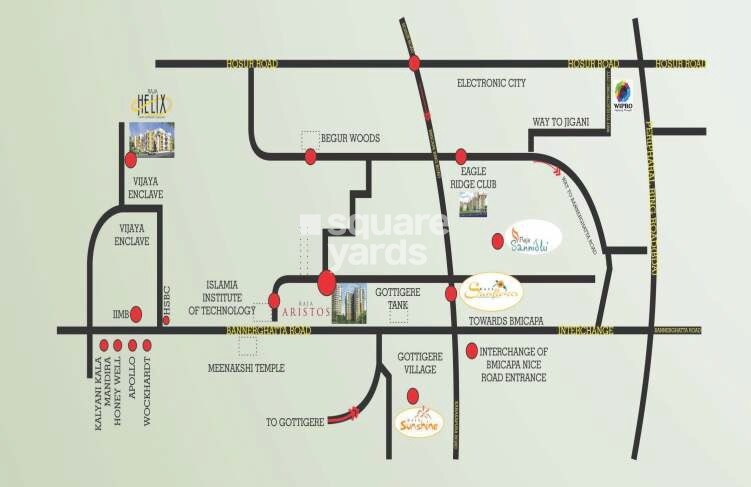 Raja Aristos Location Image