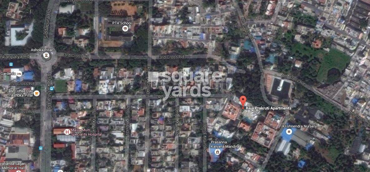 Raja Prakruthi Apartment Location Image