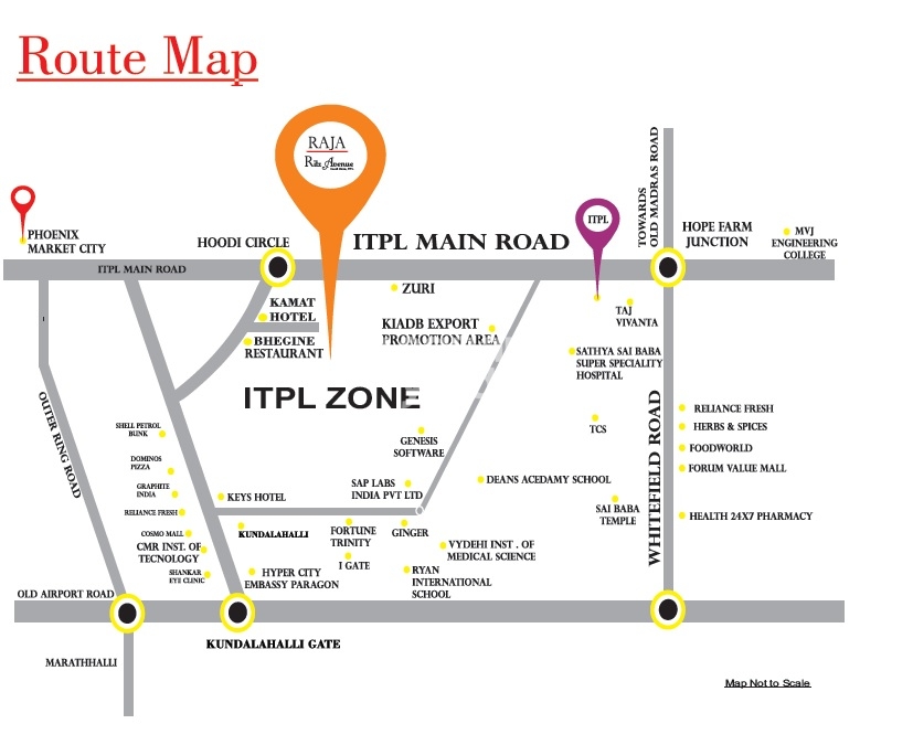 Raja Ritz Avenue in Hoodi Circle, Bangalore 67.68 Lac Floor Plans