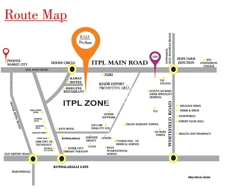 Raja Ritz Avenue Location Image