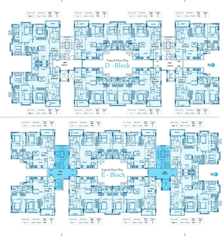 Ramky One North Phase 3 Floor Plans
