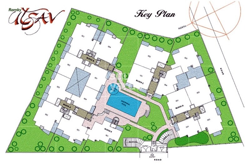 Ramky Utsav Apartments Master Plan Image