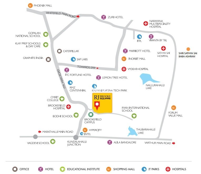 RJ Brooke Square Location Image