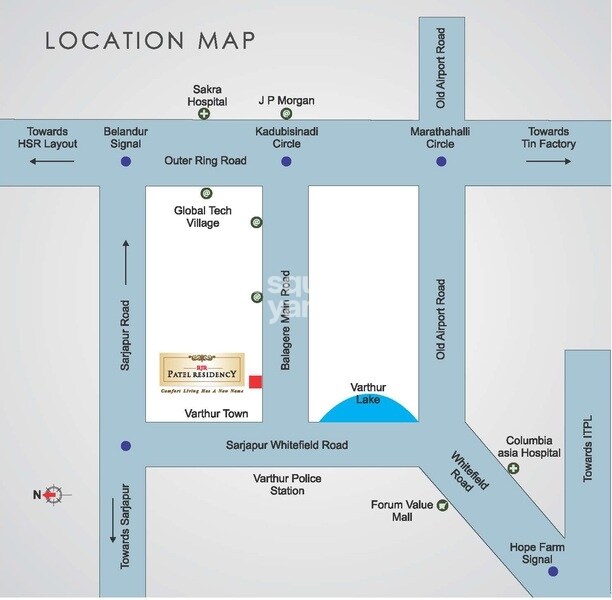 RJR Patel Residency Location Image