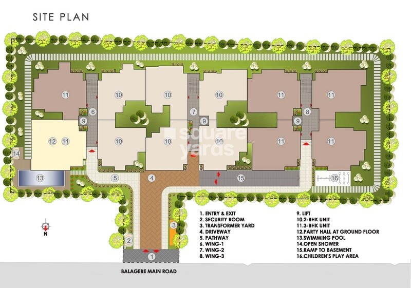 RJR Patel Residency Master Plan Image