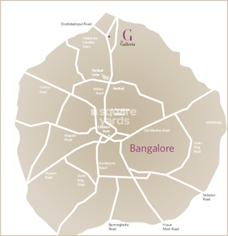 RMZ Galleria Location Image