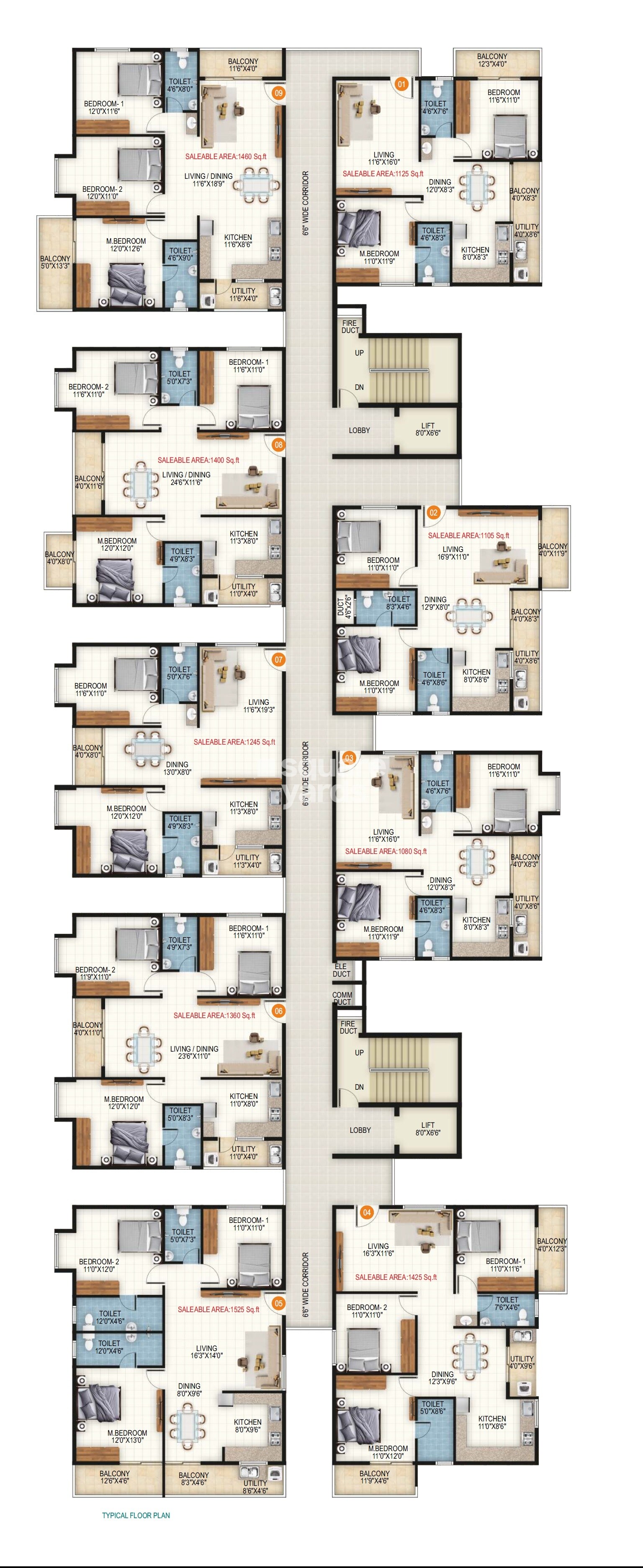 RRL Palacio Floor Plans