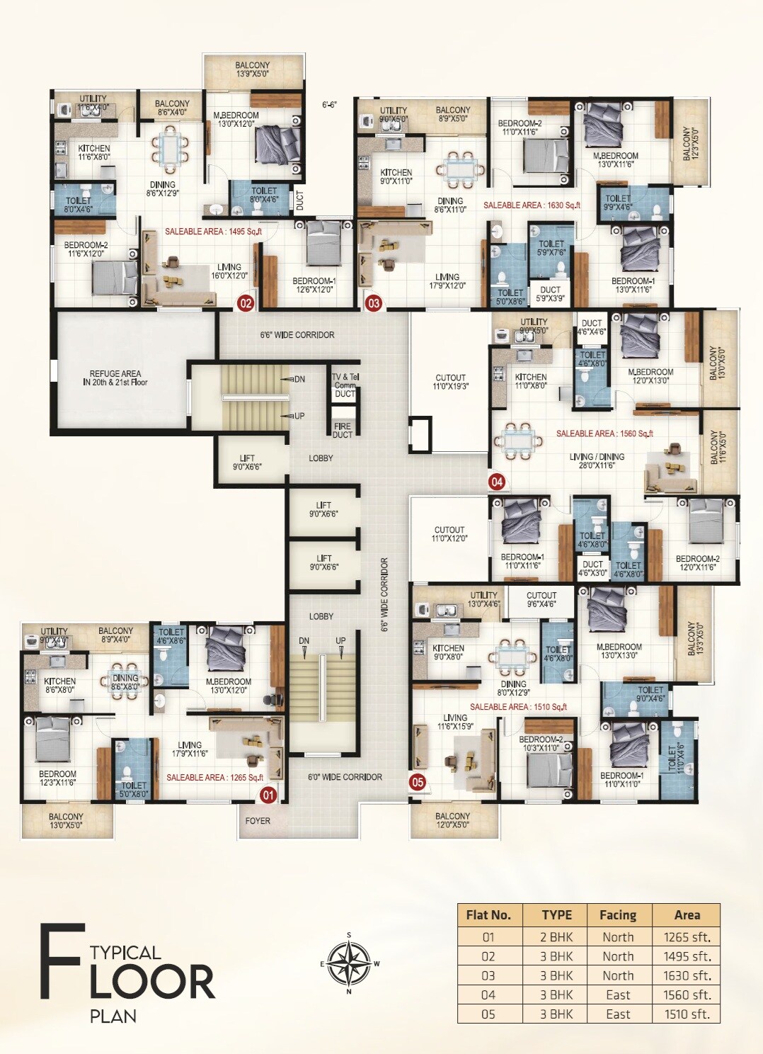RRL Palm Altezze Floor Plans
