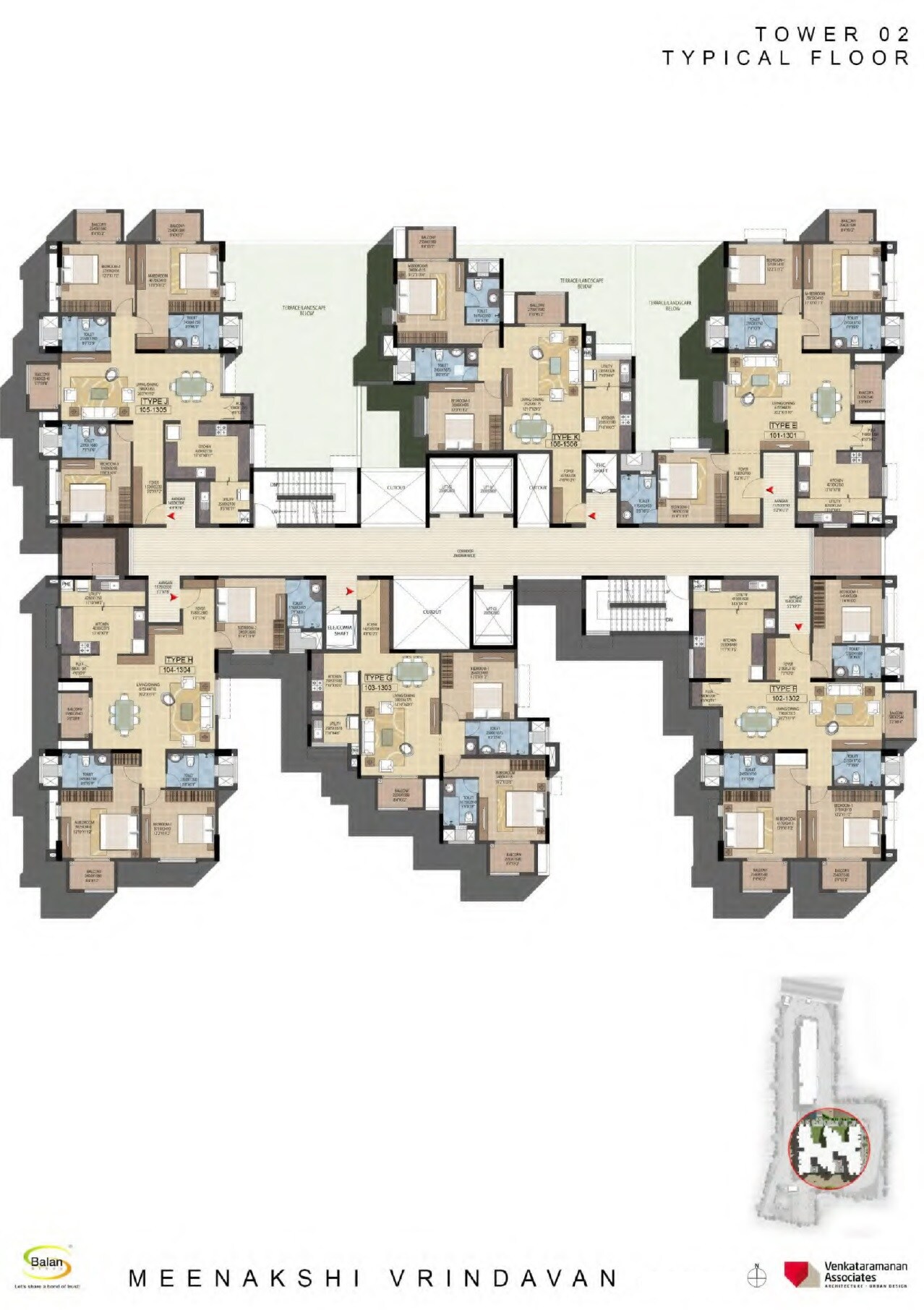 S Balan Meenakshi Vrindavan Floor Plans