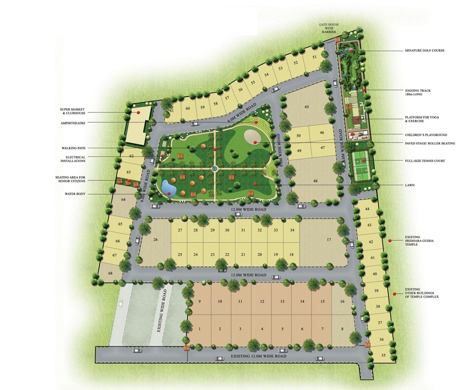 S V Meadows Master Plan Image