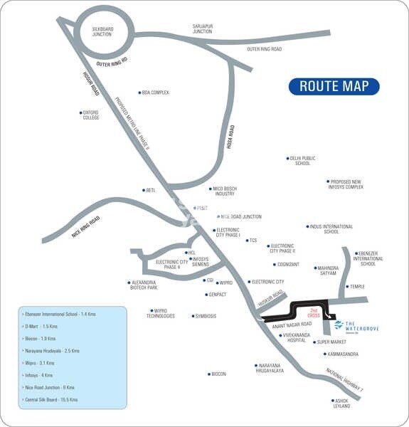 S2 Homes The Water Grove Location Image