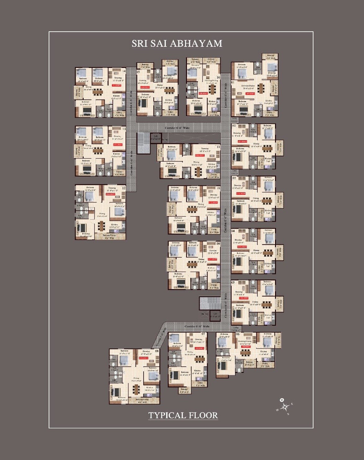 Sadhguru Sri Sai Abhayam Floor Plans