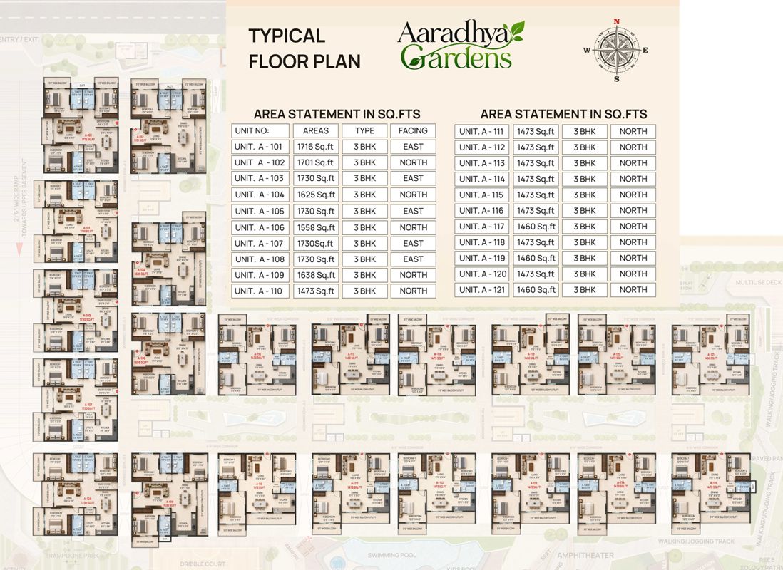 Sai Aaradhya Gardens Floor Plans
