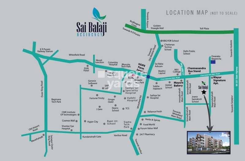 Sai Balaji Residency Kadugodi Location Image