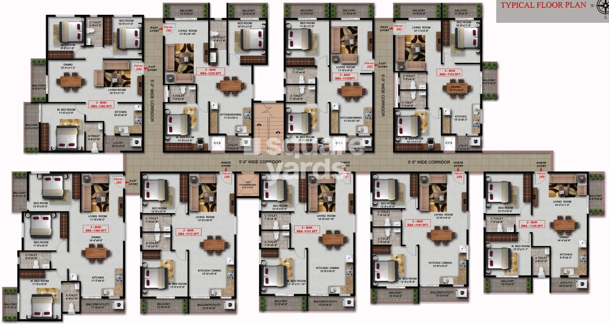 Representative image as actual visual unavailable for Sai Brindavan Apartments