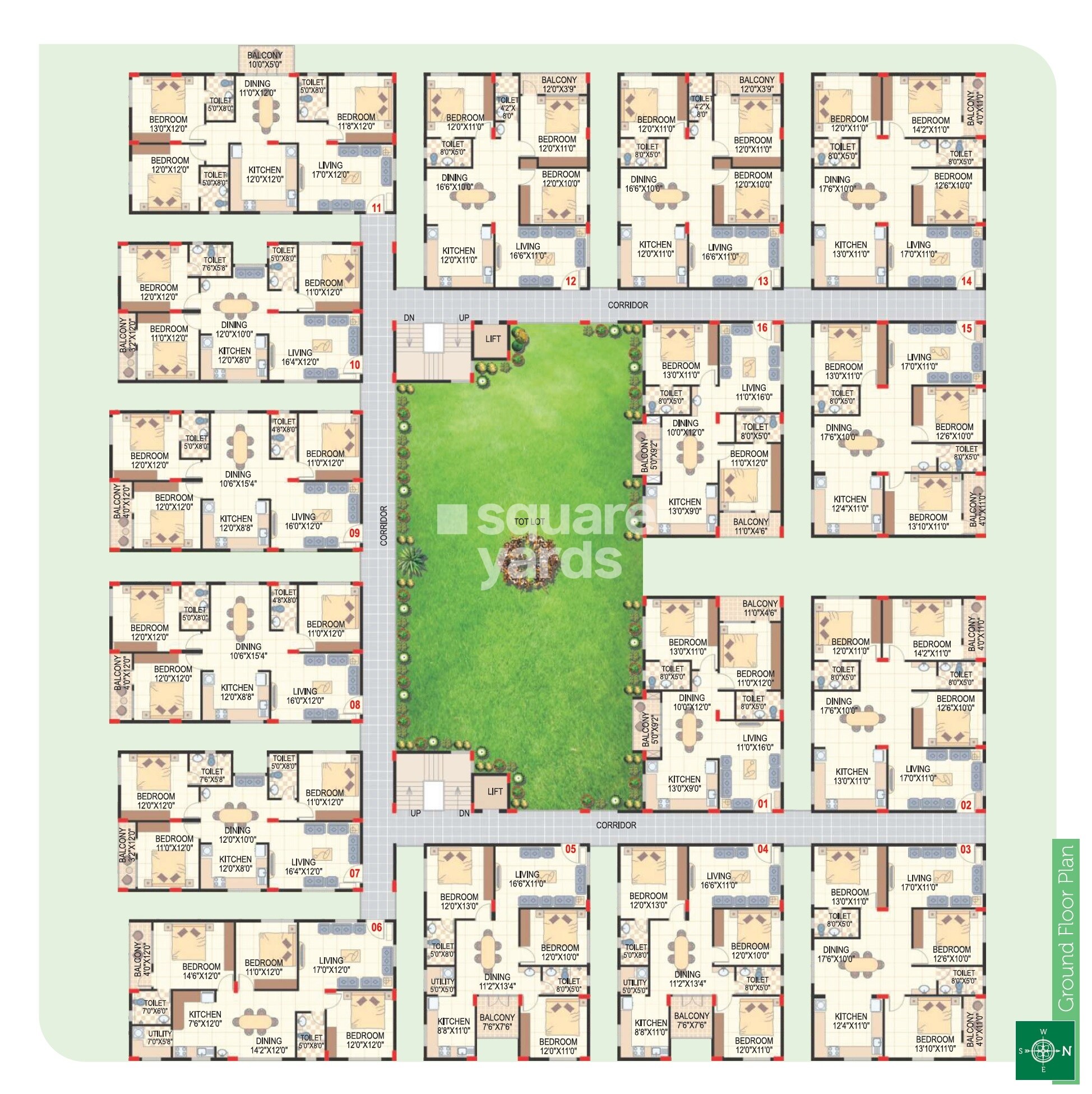 Sai Charita Green Oaks Floor Plans 2